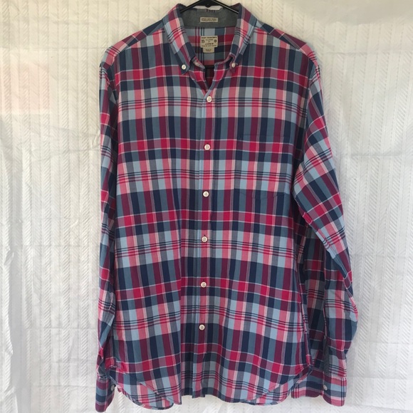 J. Crew Other - J Crew Button Down Woven Plaid Shirt